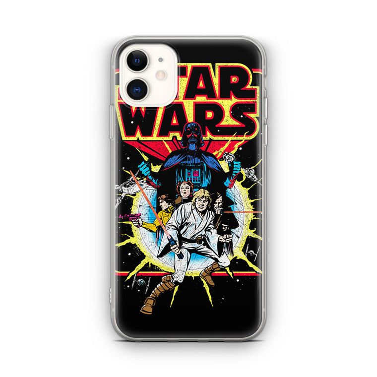 Retro Star Wars Comic iPhone 12 Case