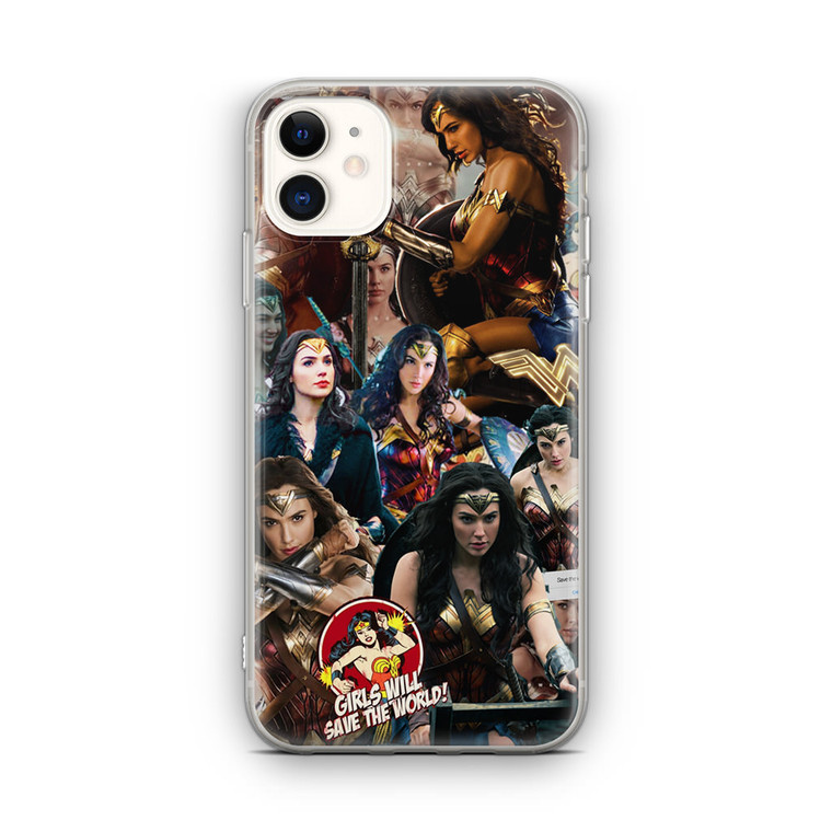 Wonder Woman Collage iPhone 12 Case