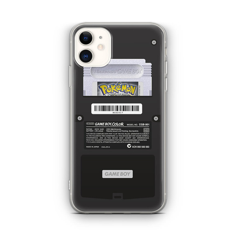 Black Gameboy Color - Silver Cartridge iPhone 12 Case