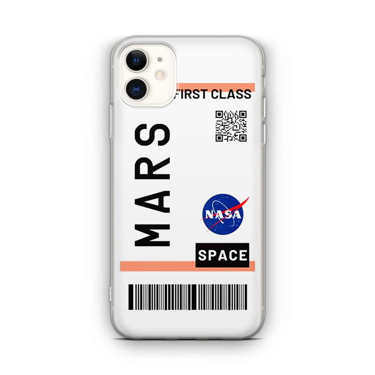 Mars Planet First Class Ticket iPhone 12 Case