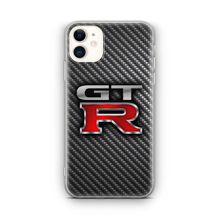 Nissan GTR Carbon Logo iPhone 12 Case