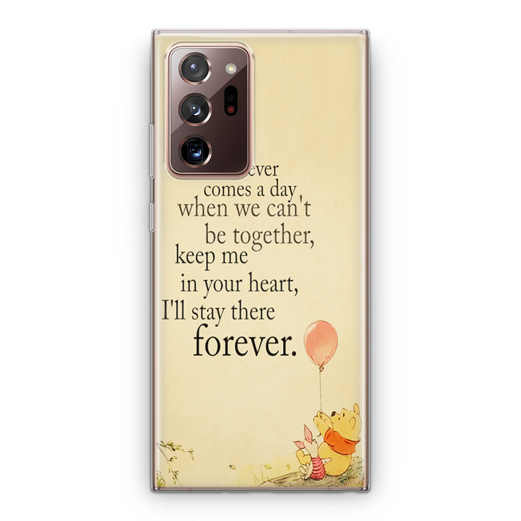 Winnie The Pooh Quotes Samsung Galaxy Note 20 Ultra Case