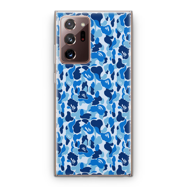 Bathing Ape Bape Blue Samsung Galaxy Note 20 Ultra Case