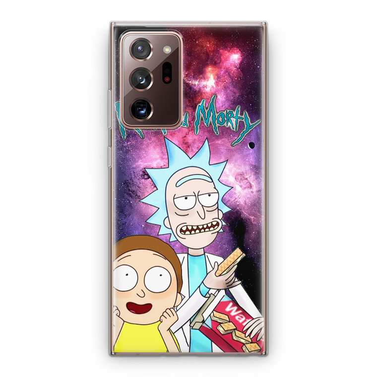 Rick and Morty Nebula Space Samsung Galaxy Note 20 Ultra Case