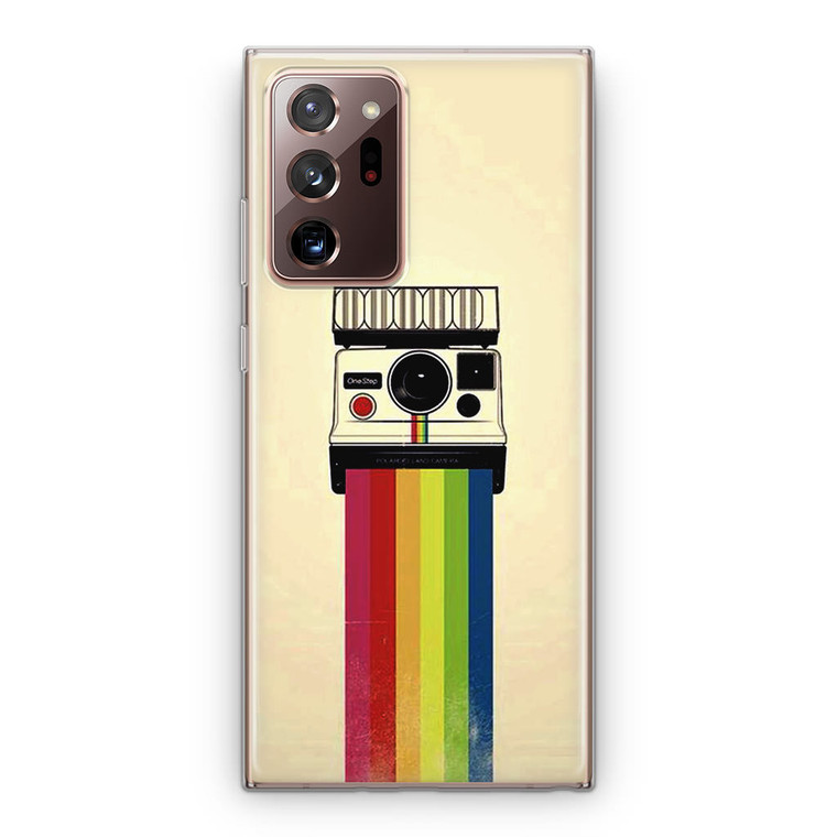 Polaroid Camera Colorful Rainbow Samsung Galaxy Note 20 Ultra Case