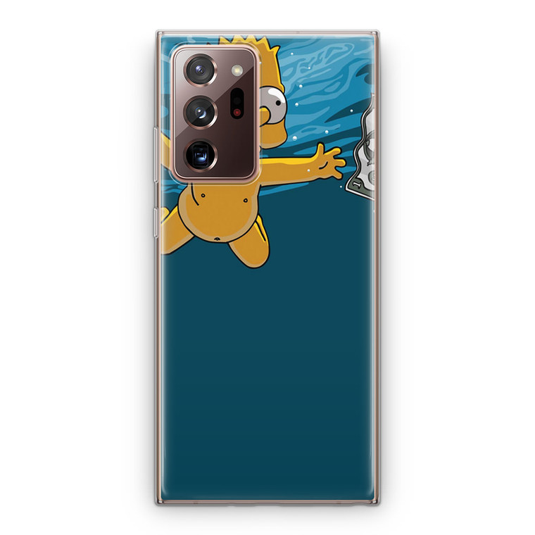 Swimming For Money Bart Samsung Galaxy Note 20 Ultra Case