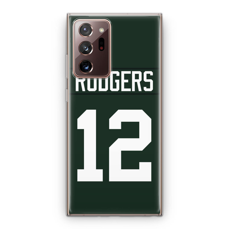 Aaron Rodgers Greenbay Packers Samsung Galaxy Note 20 Ultra Case