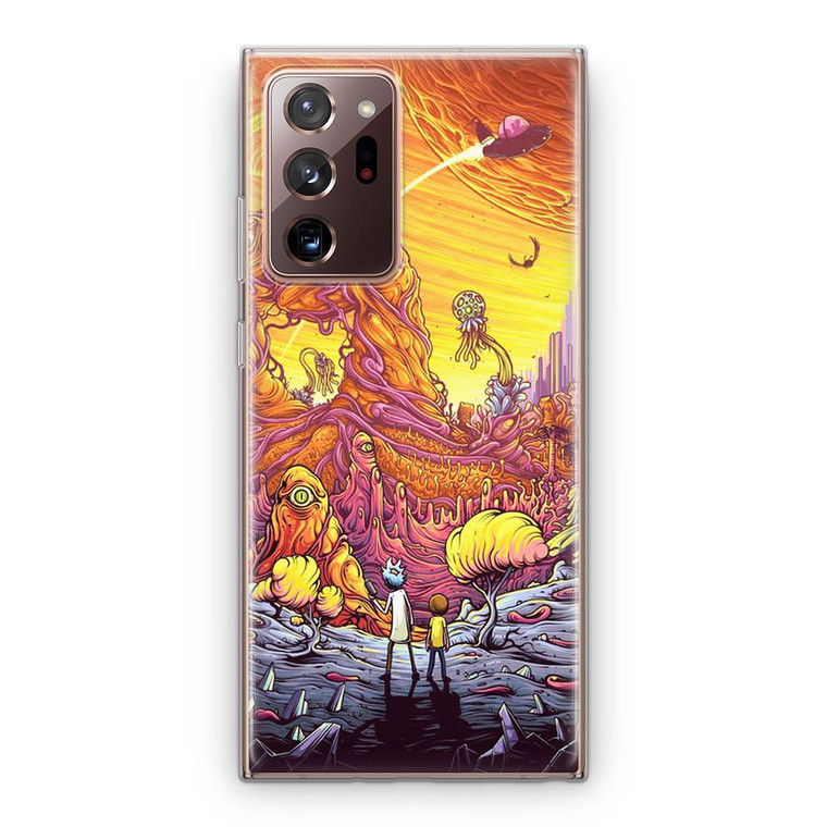 Rick and Morty Alien Planet Samsung Galaxy Note 20 Ultra Case