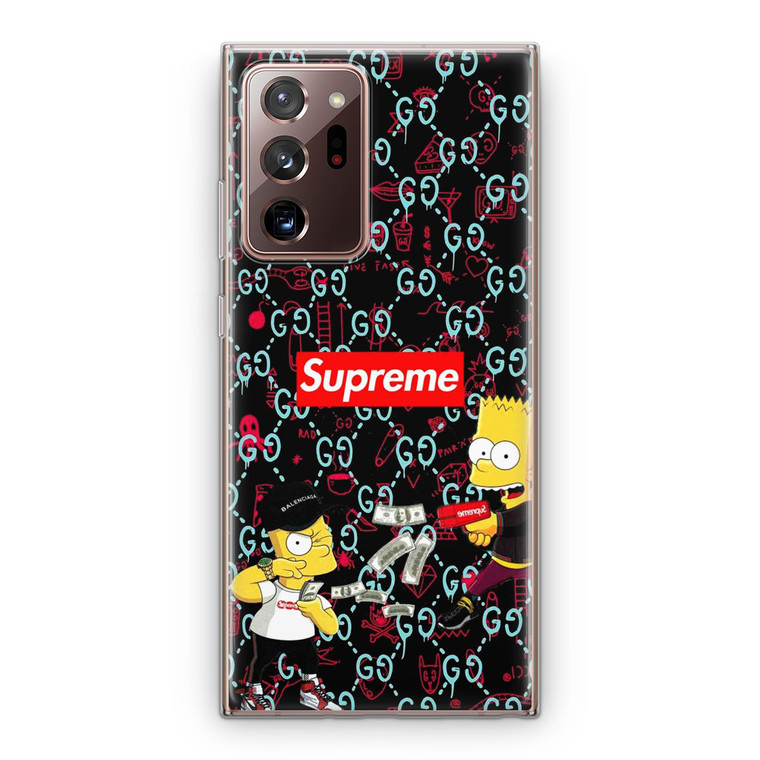 Bart Sup Bape Camo Samsung Galaxy Note 20 Ultra Case