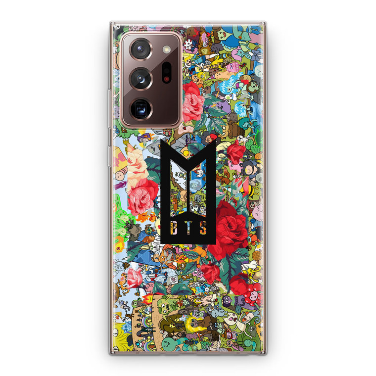 BTS Flower Logo Samsung Galaxy Note 20 Ultra Case