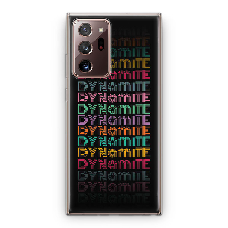 BTS Dynamite Samsung Galaxy Note 20 Ultra Case