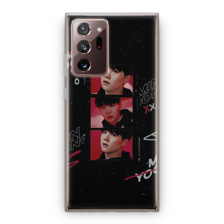 Min Yoongi Samsung Galaxy Note 20 Ultra Case