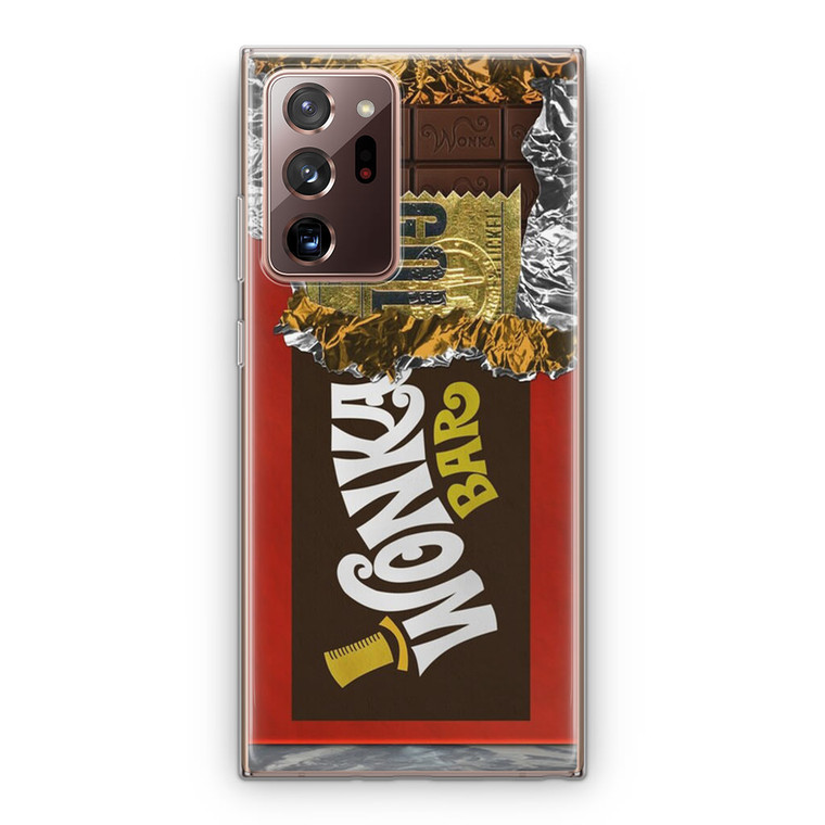 Wonka Chocolate Bar With Golden Ticket Samsung Galaxy Note 20 Ultra Case