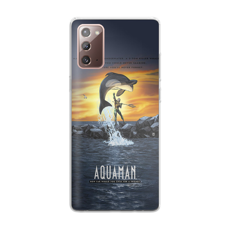 Aquaman Poster Samsung Galaxy Note 20 Case