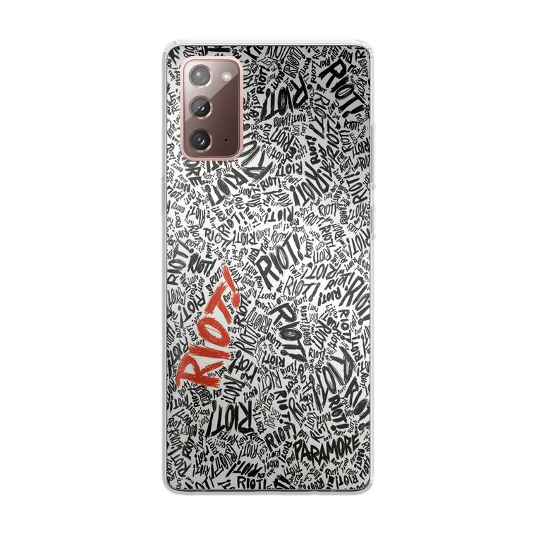 Paramore Riot Samsung Galaxy Note 20 Case