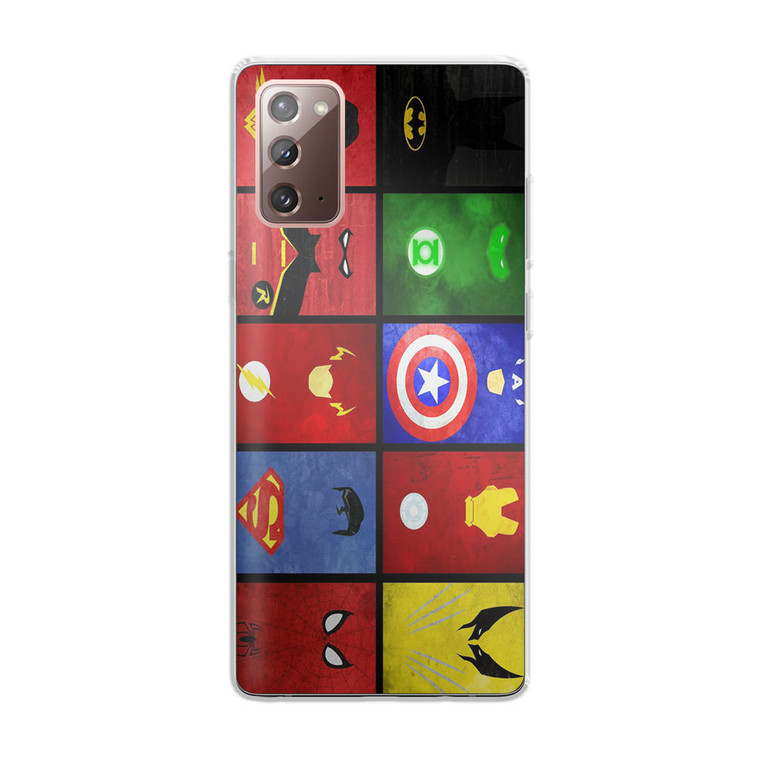 Superhero Collage Samsung Galaxy Note 20 Case