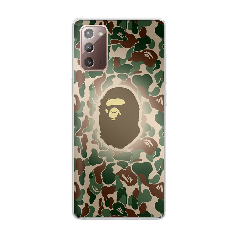 Bathing Ape Bape Camo Samsung Galaxy Note 20 Case