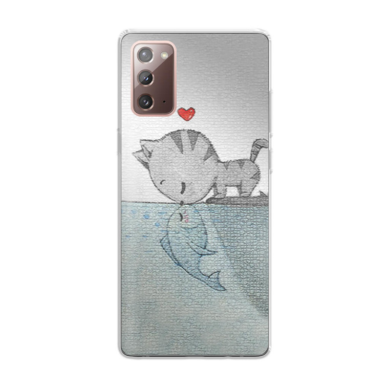 cat fish Samsung Galaxy Note 20 Case