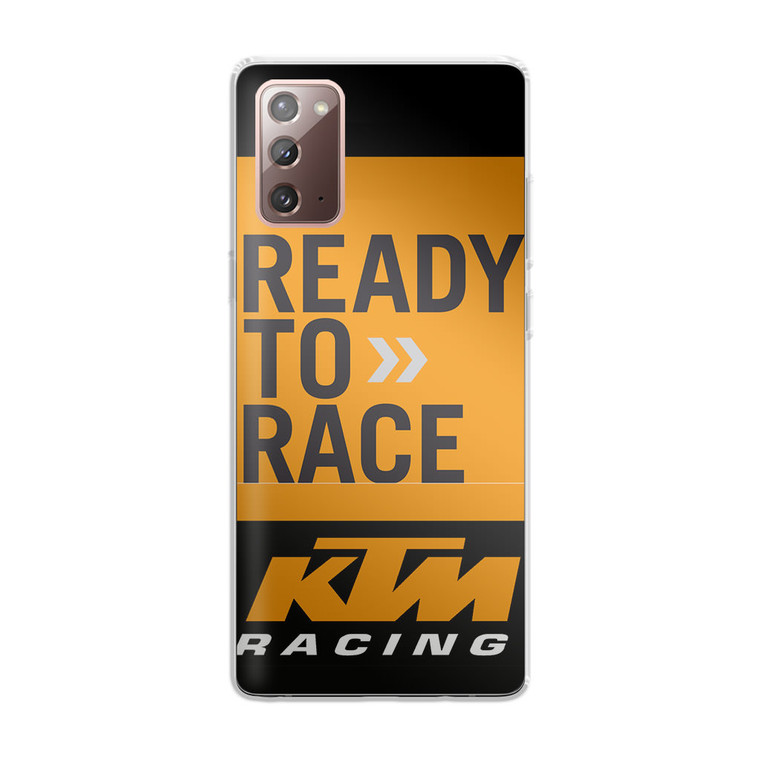 KTM Racing Ready To Race Samsung Galaxy Note 20 Case