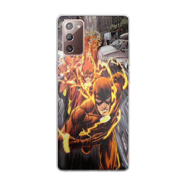 The Flash Running Samsung Galaxy Note 20 Case