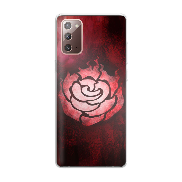 RWBY Ruby Rose Symbol Samsung Galaxy Note 20 Case