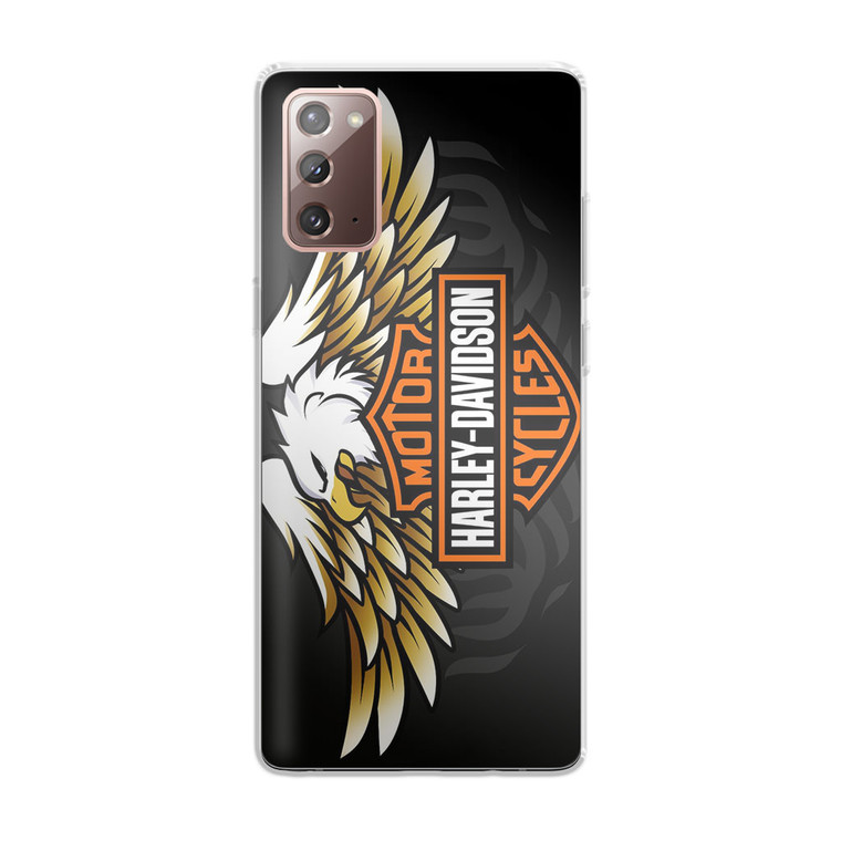 Harley Davidson Eagle Logo Samsung Galaxy Note 20 Case