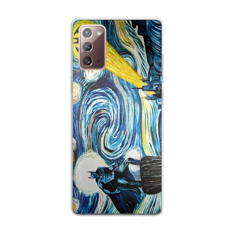 Batman Van Gogh Starry Night Samsung Galaxy Note 20 Case