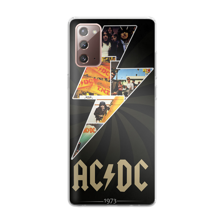 Acdc 1973 Samsung Galaxy Note 20 Case