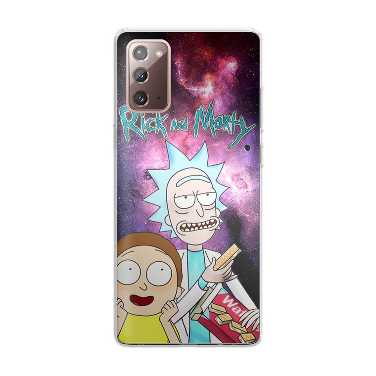 Rick and Morty Nebula Space Samsung Galaxy Note 20 Case