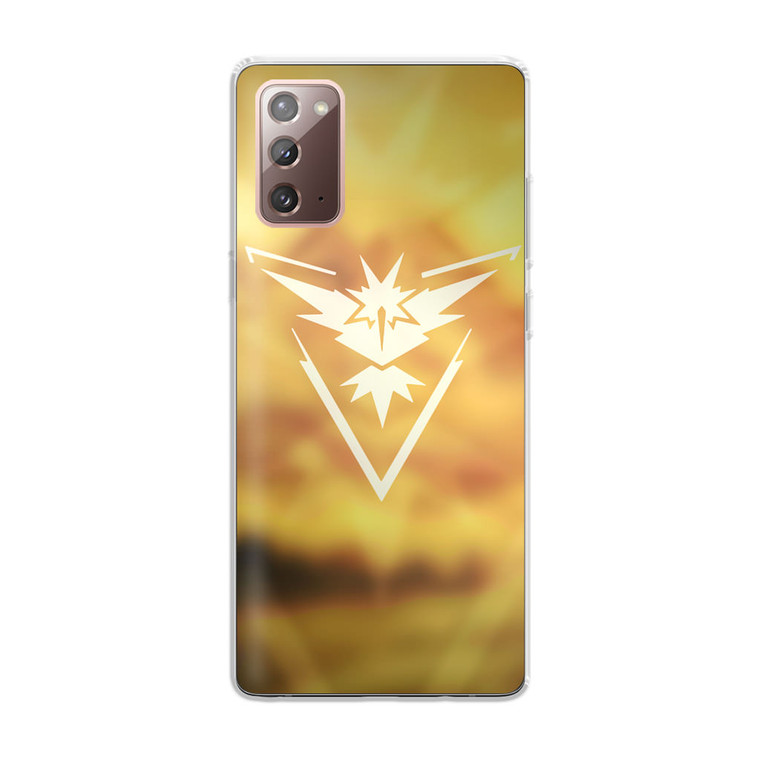 Pokemon Go Team Instinct Samsung Galaxy Note 20 Case