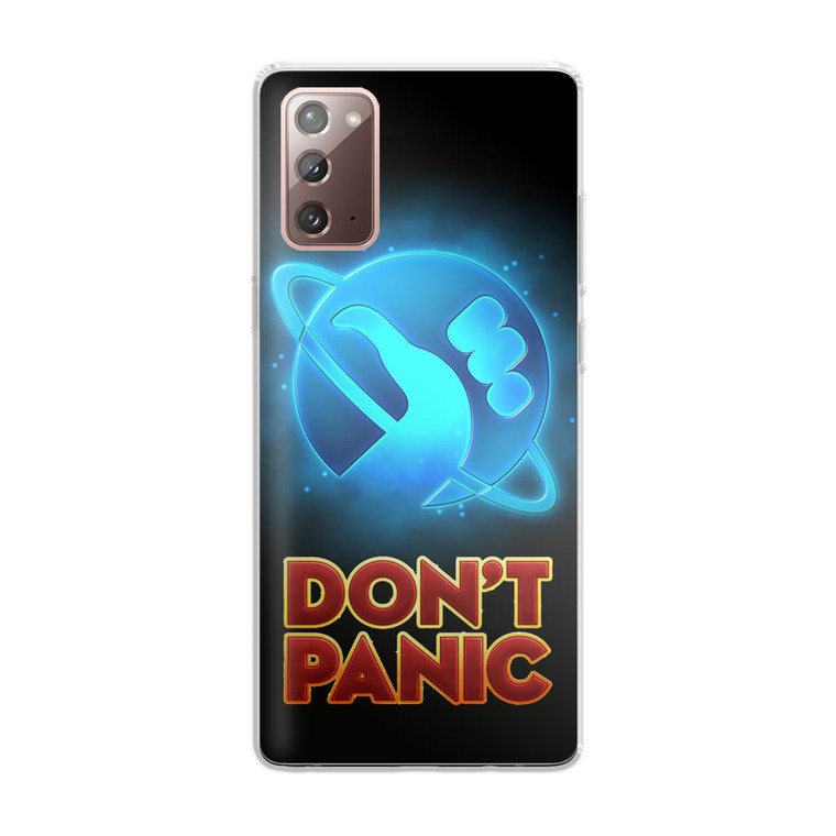Hitchhiker's Guide To The Galaxy Dont Panic Samsung Galaxy Note 20 Case