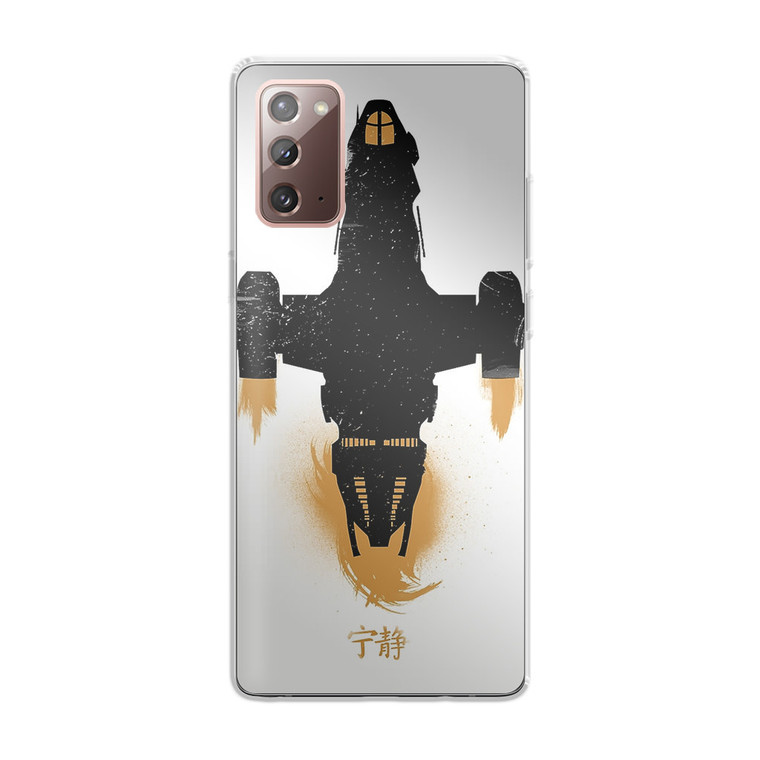 Firefly Serenity Silhouette Samsung Galaxy Note 20 Case