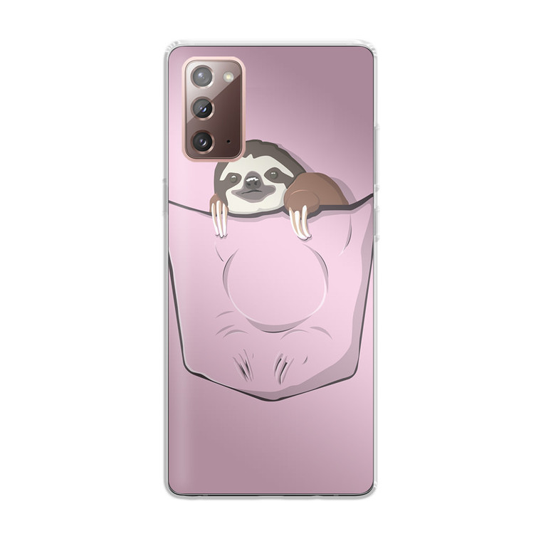 Sloth In A Pocket Samsung Galaxy Note 20 Case