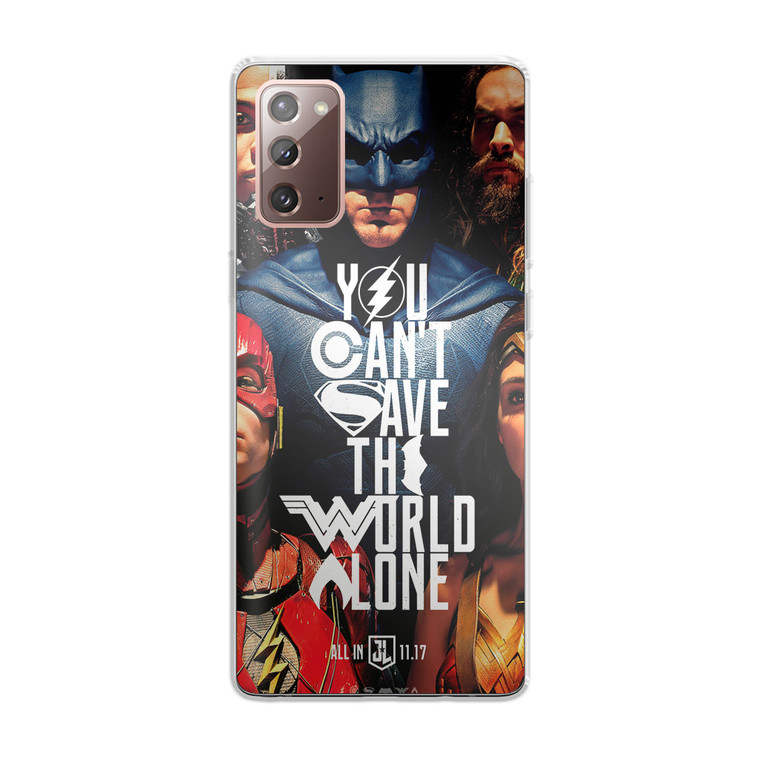 Justice League Quotes Samsung Galaxy Note 20 Case