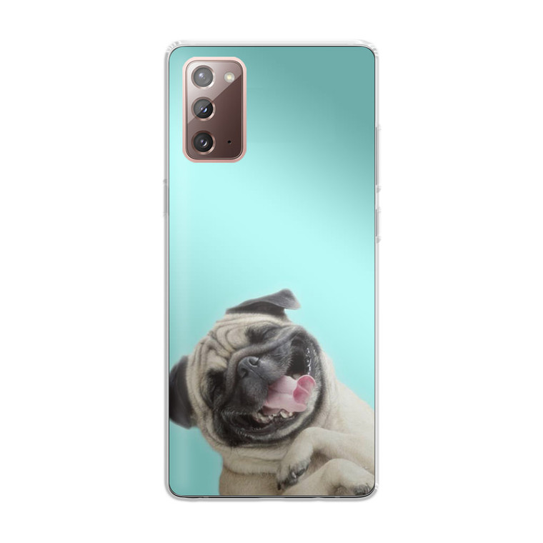 Pug Laughing Samsung Galaxy Note 20 Case