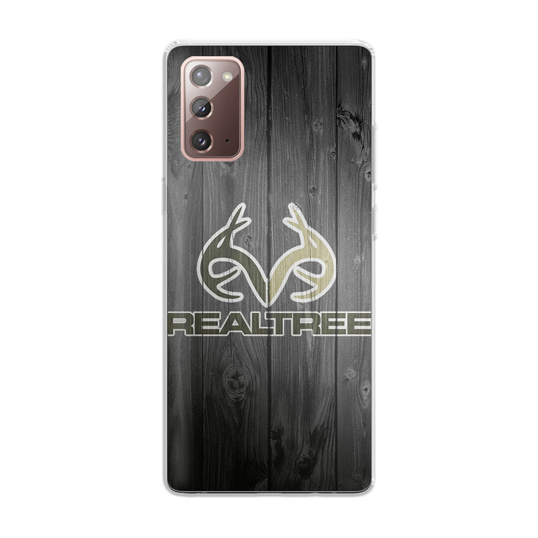 Realtree Wood Logo Samsung Galaxy Note 20 Case