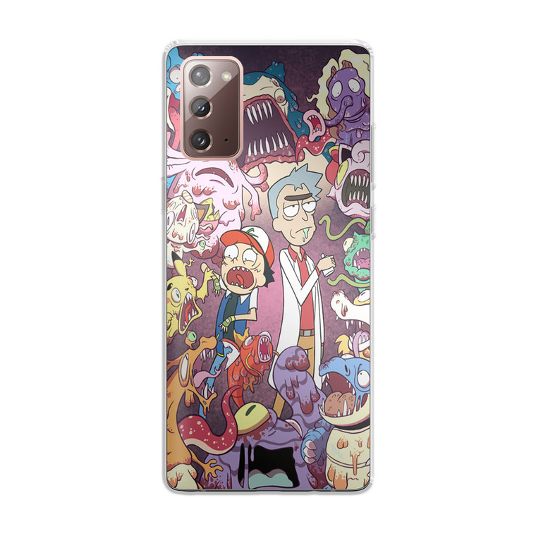 Rick And Morty Pokemon1 Samsung Galaxy Note 20 Case