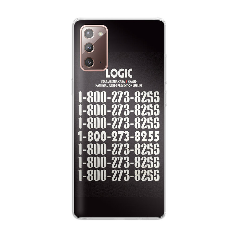 Logic 1-800-273-8255 Samsung Galaxy Note 20 Case