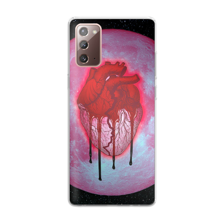 Chris Brown Heartbreak on a Full Moon Samsung Galaxy Note 20 Case