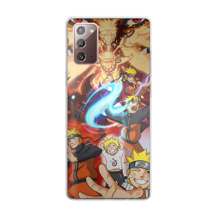 Evolution Of Naruto Uzumaki Samsung Galaxy Note 20 Case