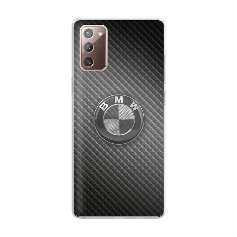 BMW Black Carbon Samsung Galaxy Note 20 Case