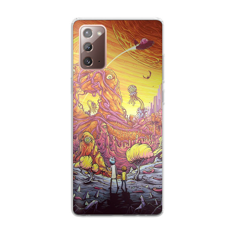 Rick and Morty Alien Planet Samsung Galaxy Note 20 Case