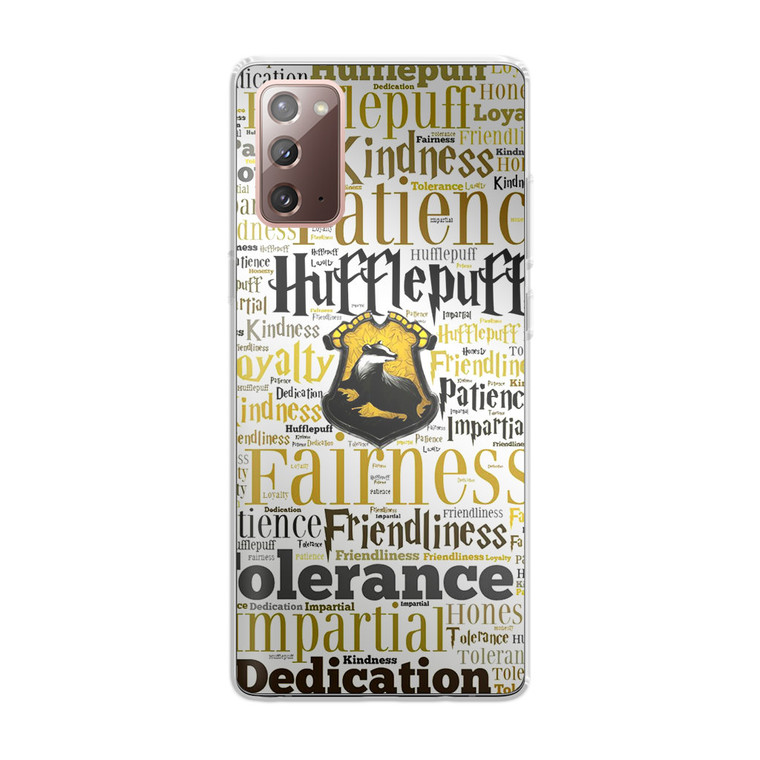 Hufflepuff Quote Samsung Galaxy Note 20 Case