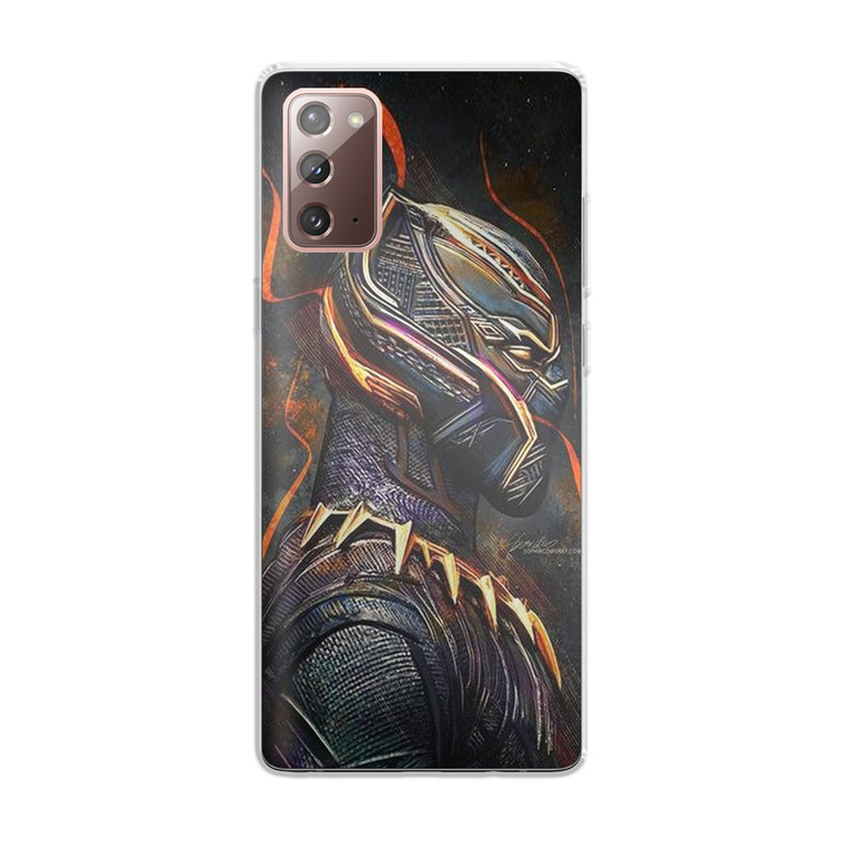 Black Panther Heroes Poster Samsung Galaxy Note 20 Case