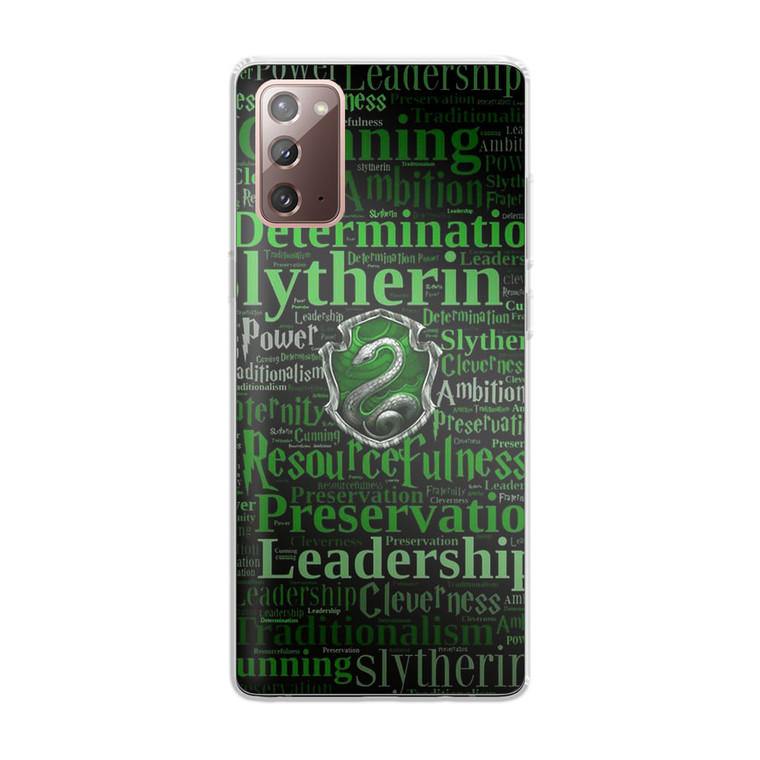 Slytherin Quote Logo Samsung Galaxy Note 20 Case