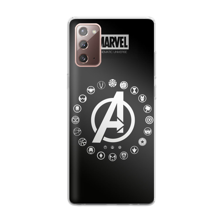 Marvel Universe Logo Samsung Galaxy Note 20 Case