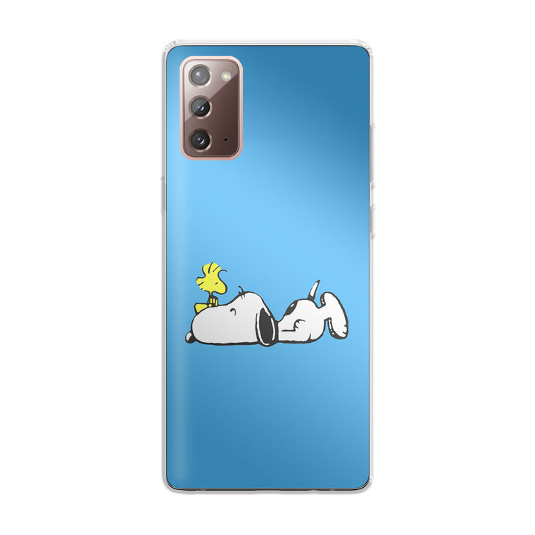 Snoopy And Woodstock Samsung Galaxy Note 20 Case