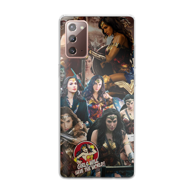 Wonder Woman Collage Samsung Galaxy Note 20 Case