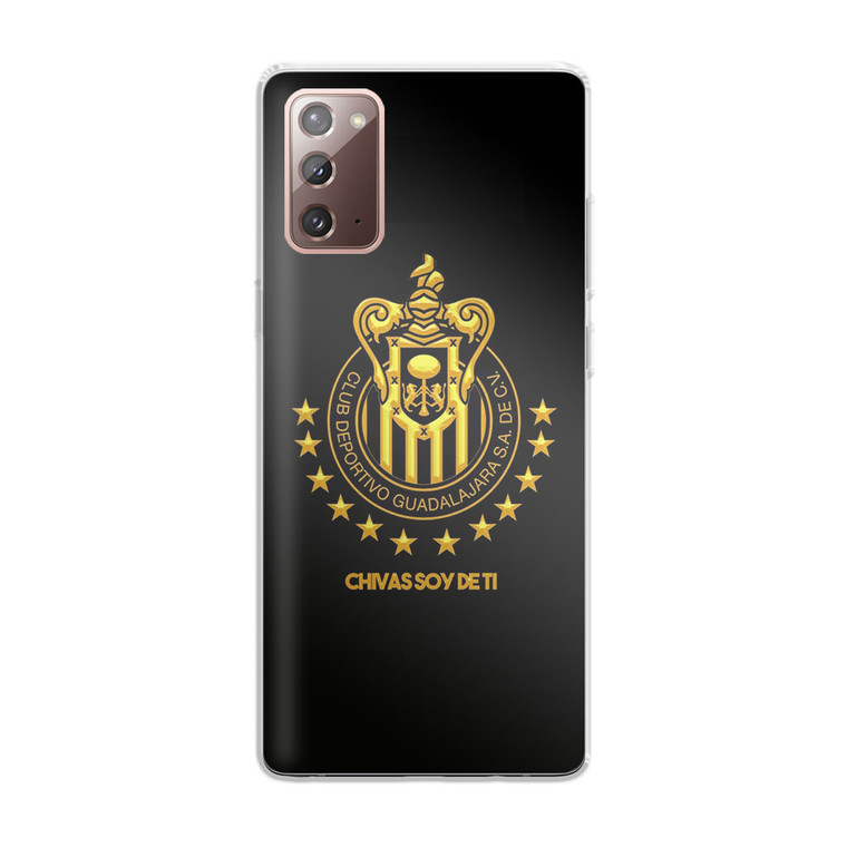 Chivas de Guadalajara Gold Logo Samsung Galaxy Note 20 Case