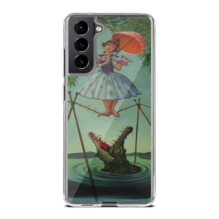 Haunted Mansion Painting Samsung Galaxy S21 Case